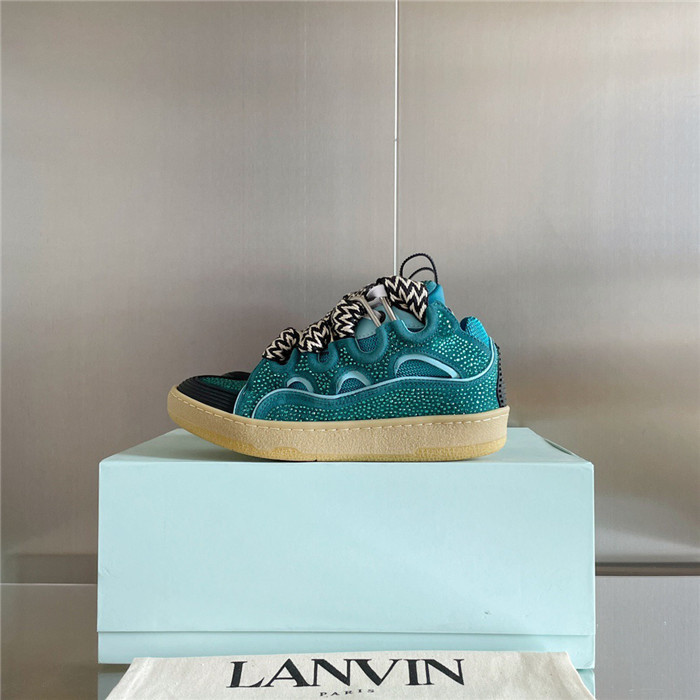 lanv1n leather curb sneakers