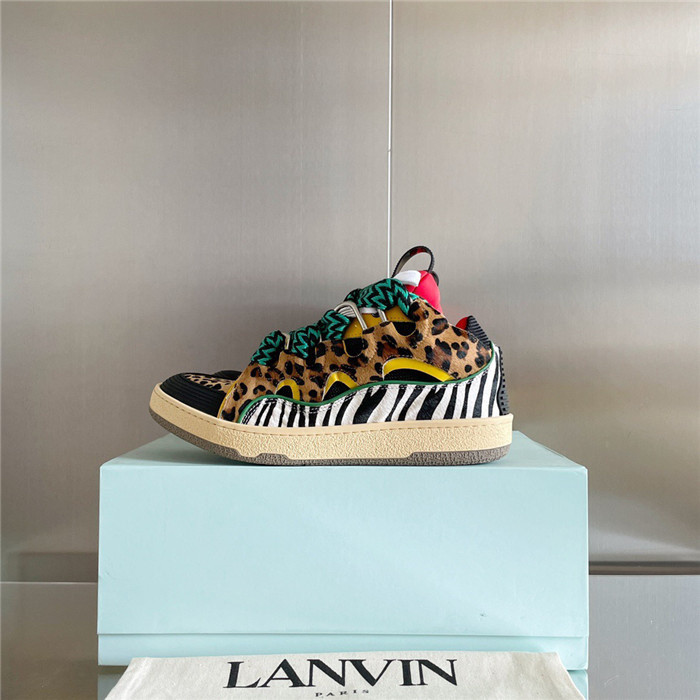 lanv1n leather curb sneakers