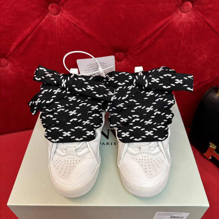 lanv1n leather curb sneakers