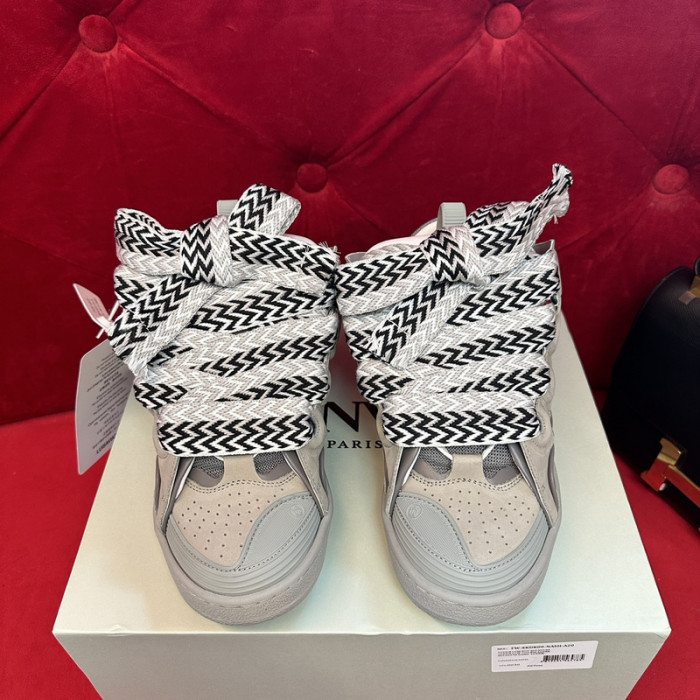 lanv1n leather curb sneakers