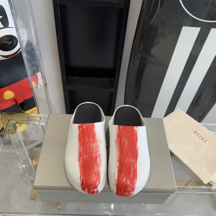 marni fussbett sabot loafers