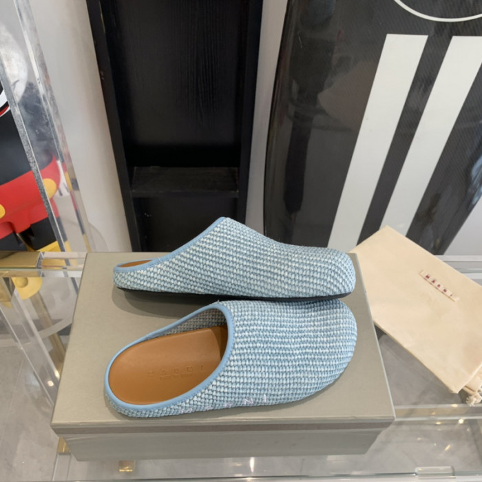 marni fussbett sabot loafers