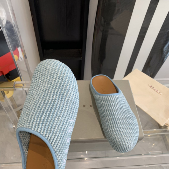 marni fussbett sabot loafers