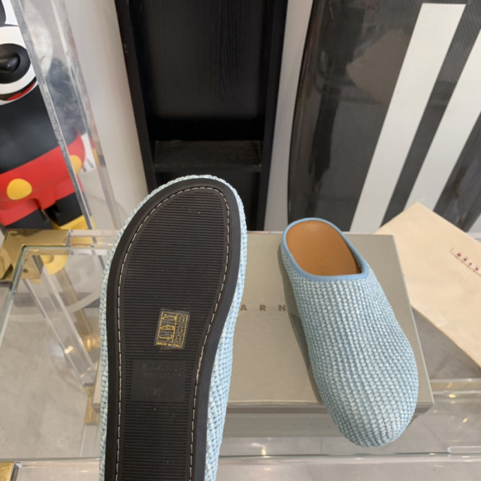 marni fussbett sabot loafers