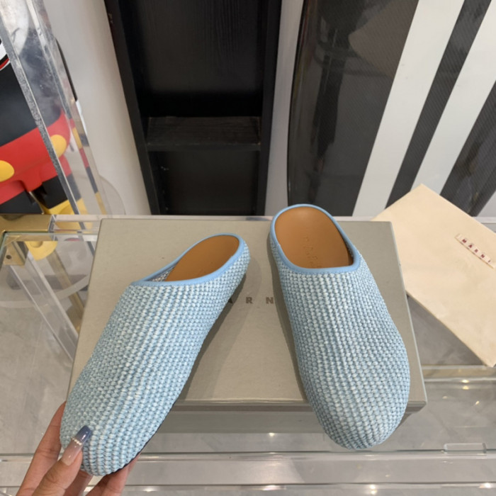 marni fussbett sabot loafers