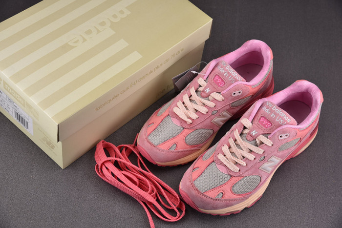new balance 993 joe freshgoods performance art powder pink mr993jh1