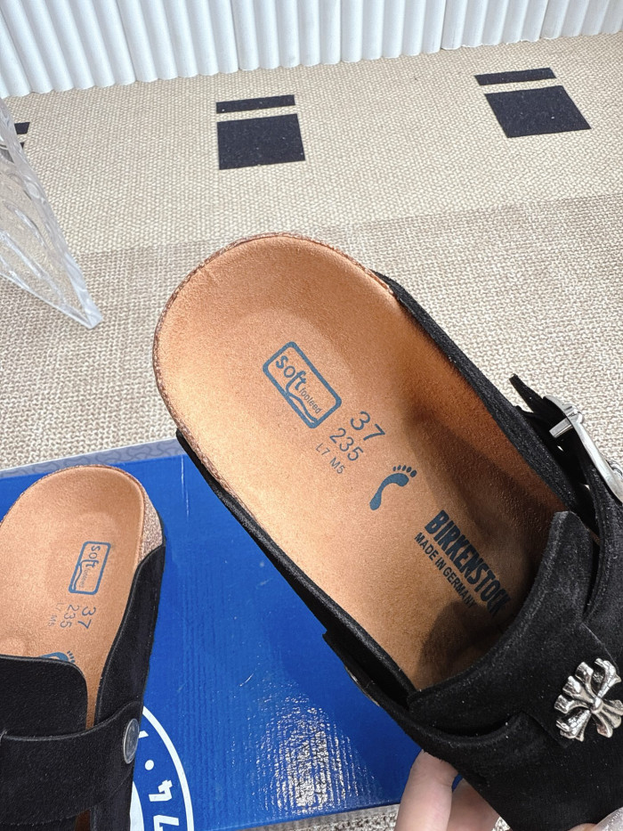 Chrome Hearts Birkenstock Mules