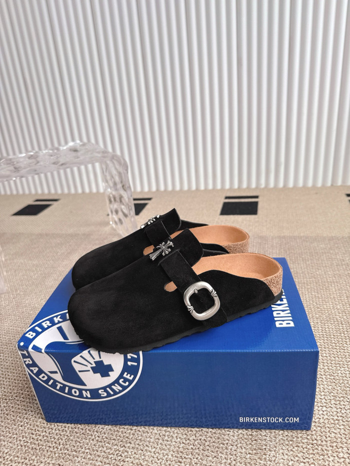 Chrome Hearts Birkenstock Mules