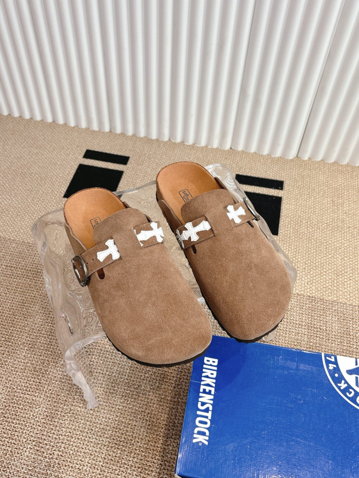Chrome Hearts Birkenstock Mules