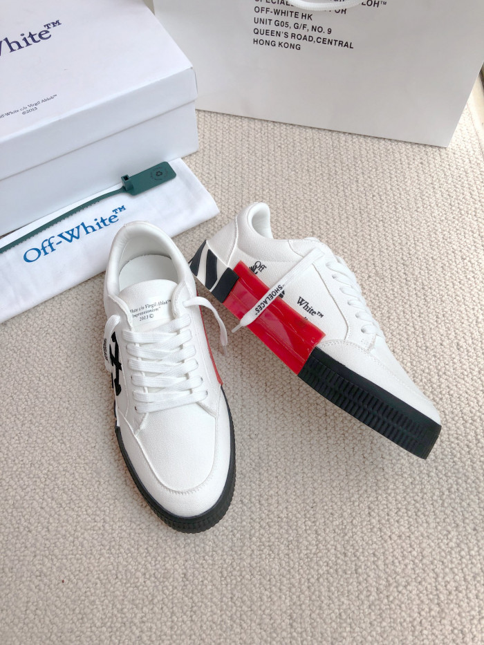 OFF-WHITE Low Vulcanized Leather Shoes