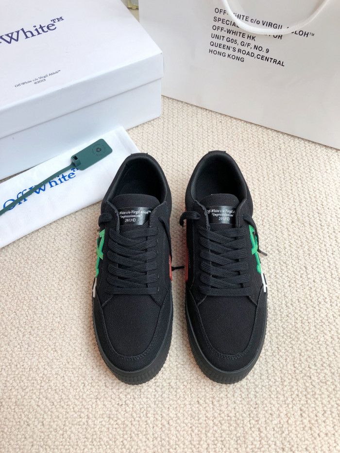 OFF-WHITE Low Vulcanized Leather Shoes