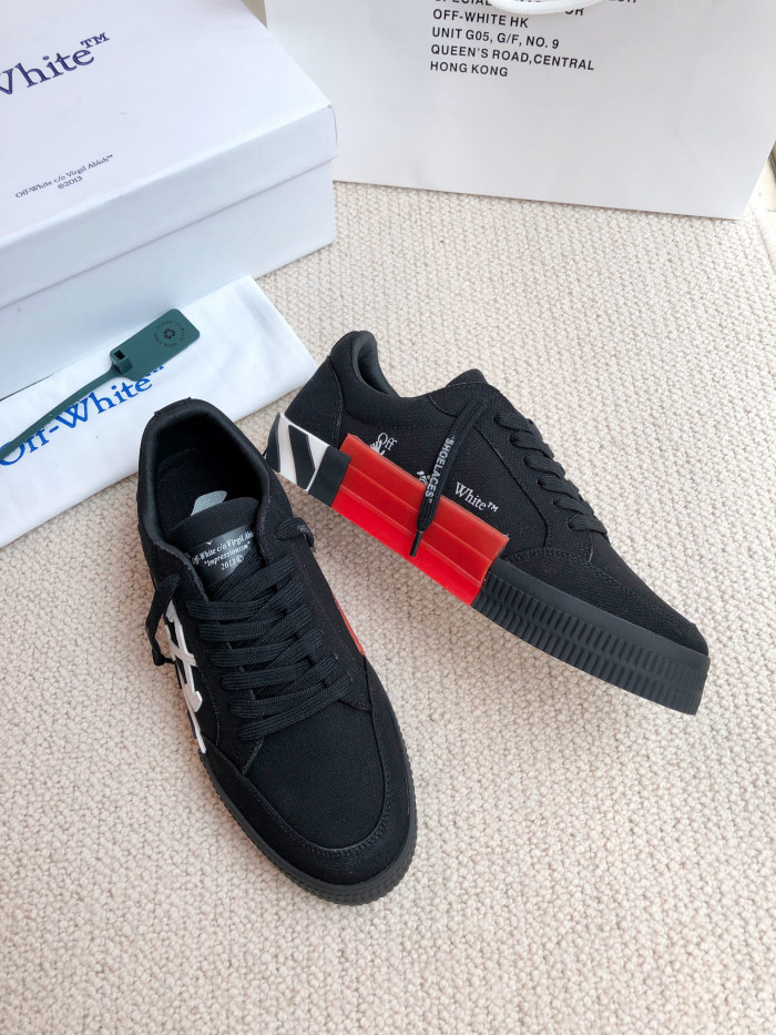 OFF-WHITE Low Vulcanized Leather Shoes