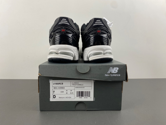 New Balance 1906R Black Team Red Castlerock U1906RCB