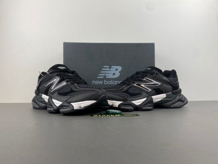 New Balance 9060 Shoe Palace Black Silver U9060PNR
