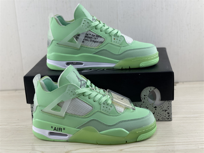 of x wmns air jordan 4 green